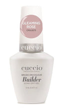 Load image into Gallery viewer, Cuccio Professional Brush-On Gel Colour Builder Soak-Off Gleaming Rose  Gel 13 ml
