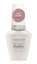 Load image into Gallery viewer, Cuccio Professional Brush-On Gel Colour Builder Soak-Off Tan Glow Gel 13 ml
