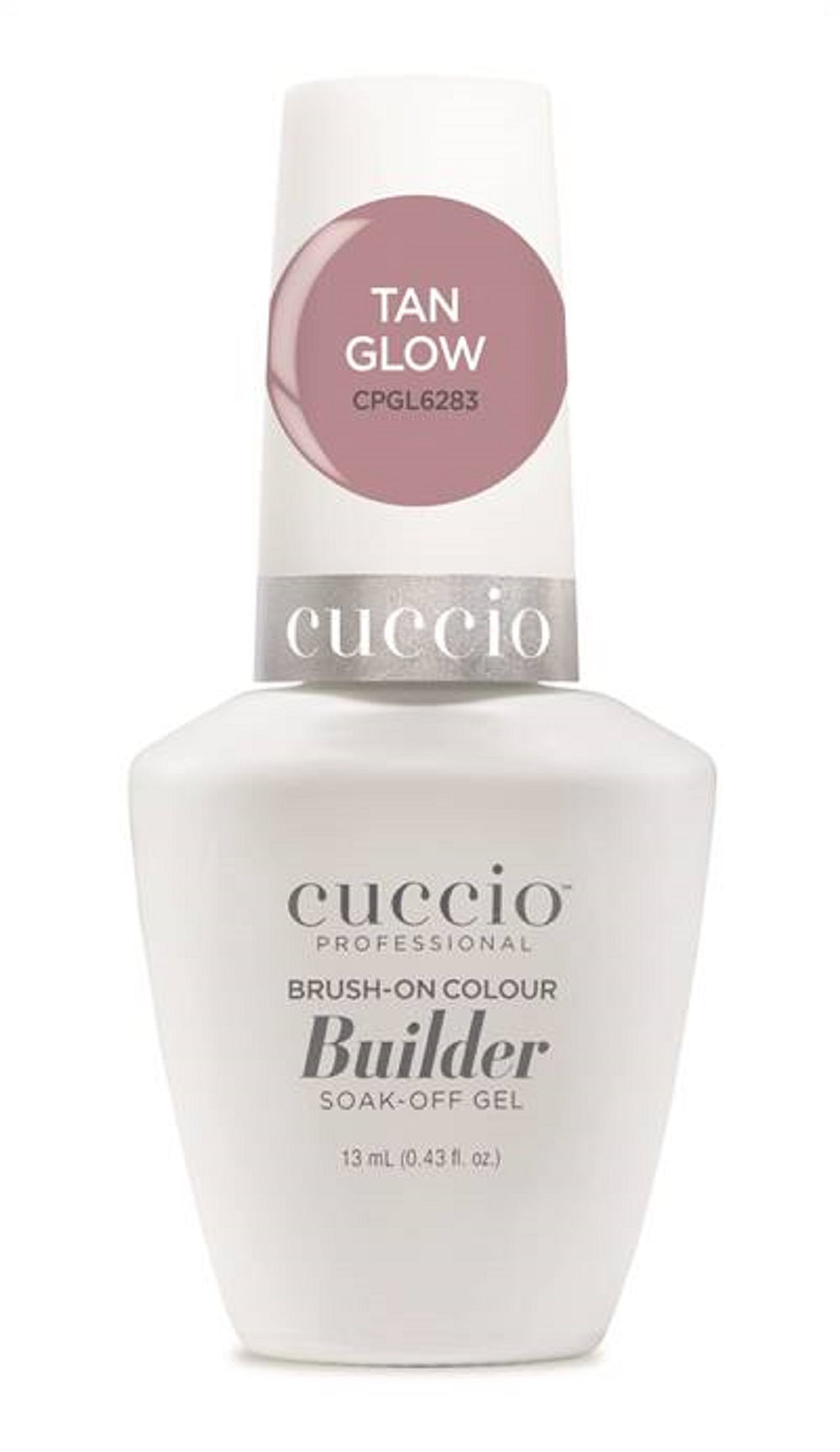 Cuccio Professional Brush-On Gel Colour Builder Soak-Off Tan Glow Gel 13 ml