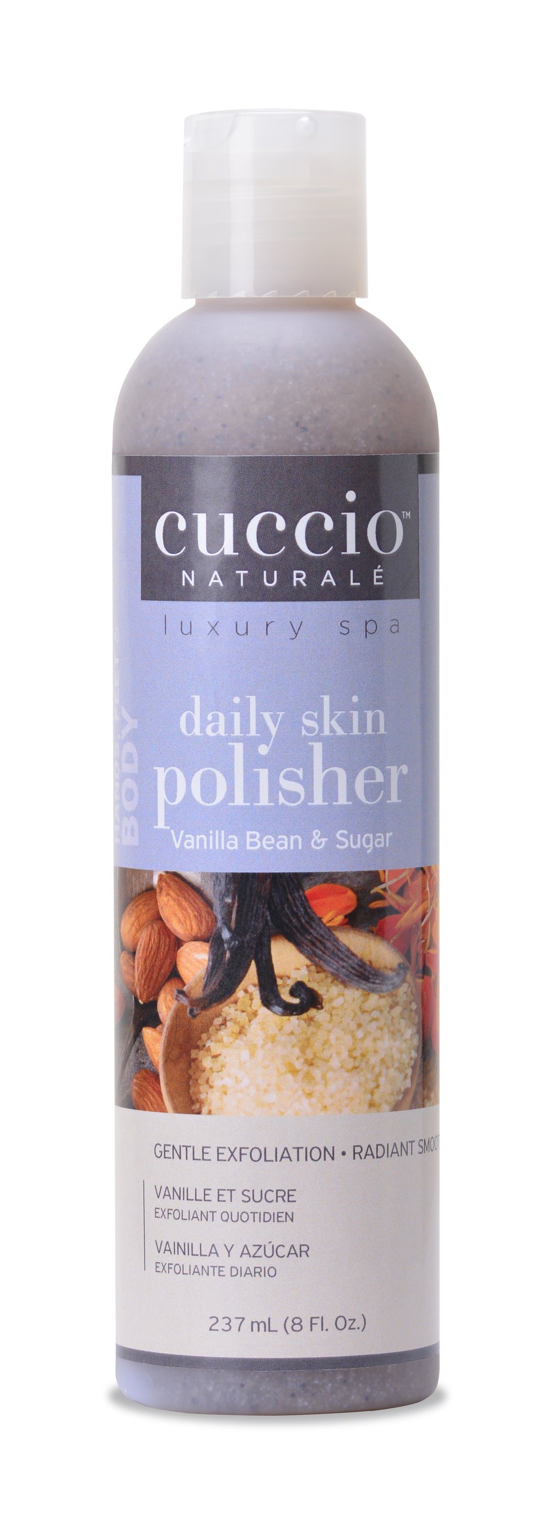 Cuccio Naturale Daily Skin Polisher Vanilla Bean & Sugar 8 oz.