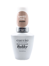 Load image into Gallery viewer, Cuccio Professional Brush-On Gel Colour Builder Soak-Off Naked Pink Gel 13 ml
