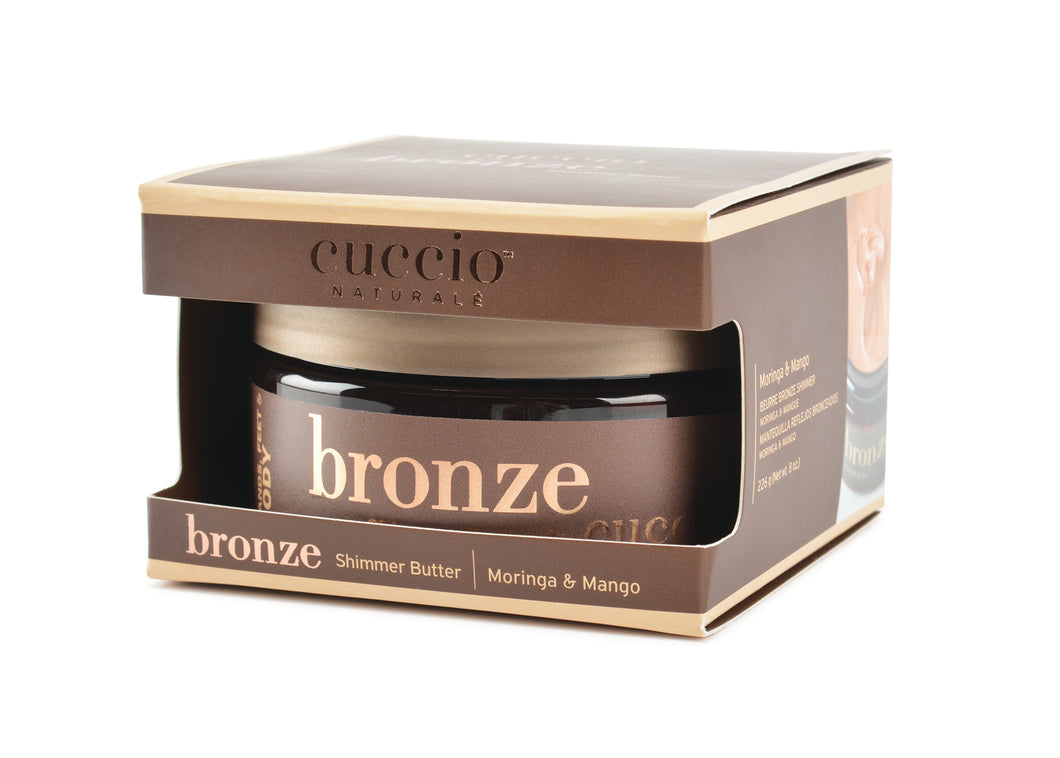Cuccio Naturale Shimmer Butter Bronze with Moringa & Mango 8 oz.