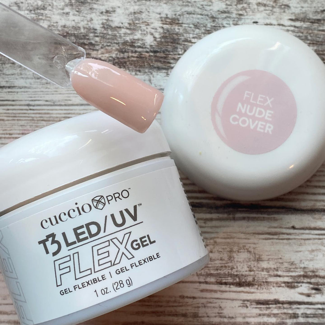 Cuccio Pro T3 LED UV FLEX Gel Nude Cover  1 oz.