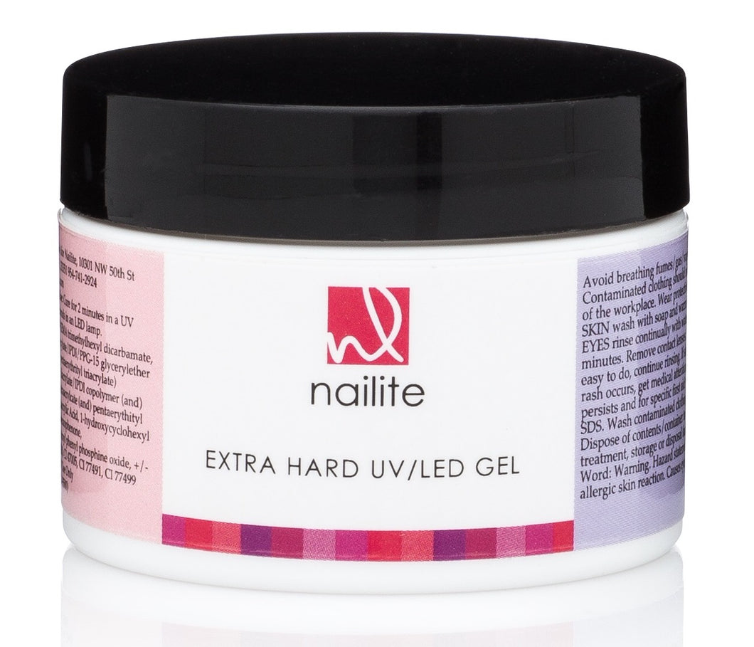 Nailite Extra Hard Self-Leveling LED UV Gel Perfect Pink 1.3 oz