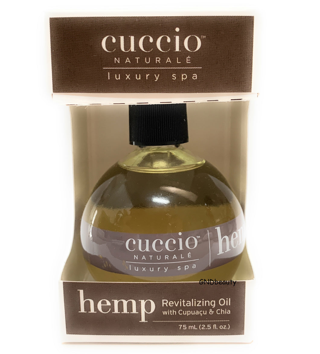 Cuccio Naturale HEMP Revitalizing Oil with Cupuacu and Chia 2.5 fl.oz