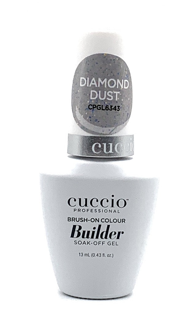 Cuccio Professional Brush-On Gel Colour Builder Soak-Off Diamond Dust Gel 13 ml