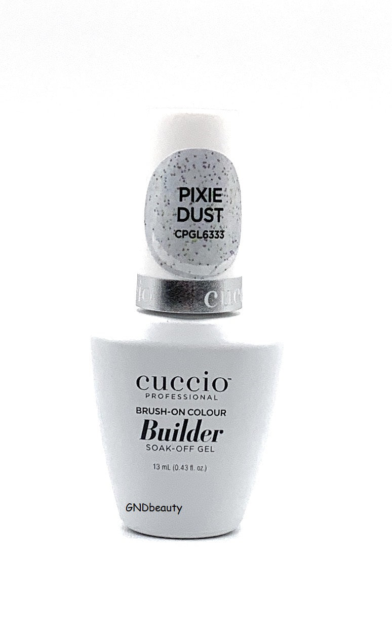 Cuccio Professional Brush-On Gel Colour Builder Soak-Off Pixie Dust Gel 13 ml