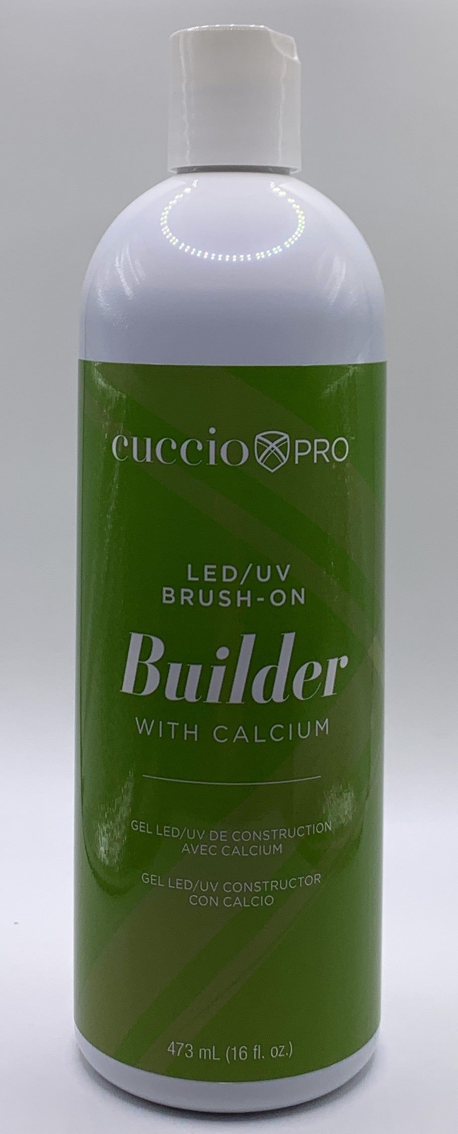 Cuccio LED/UV Brush On Builder Gel Clear with Calcium 16 oz