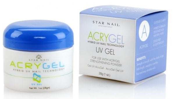 Star Nail Acrygel Hybrid UV Nail  gel Pink 1 oz
